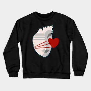 Heart Beating with Love Crewneck Sweatshirt